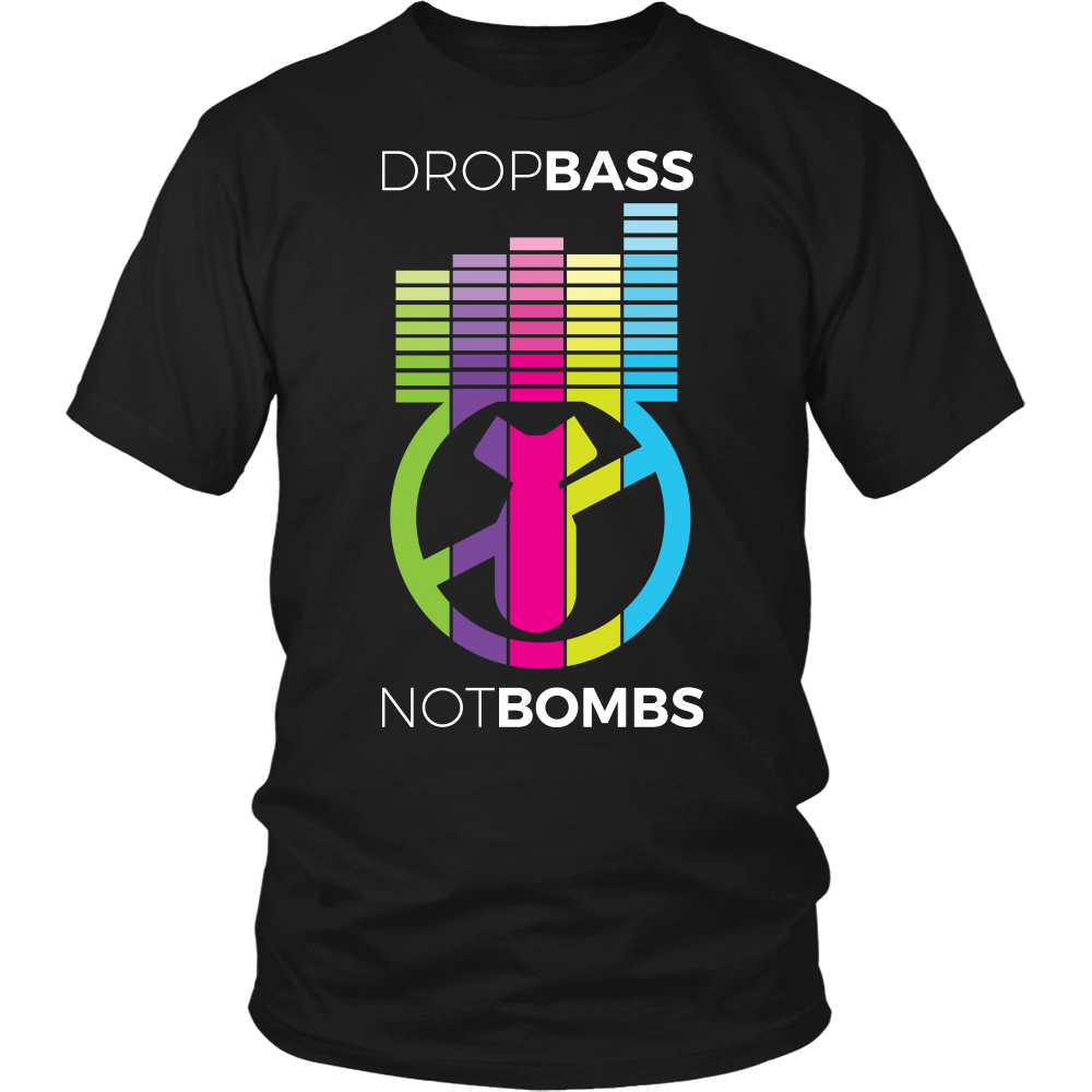Drop Bass Tee - Rainbow - NuLights