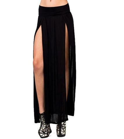 Open Front Maxi Skirt - NuLights