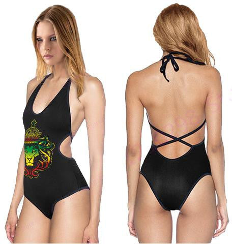 Low Strap Psychedelic Bodysuits - NuLights