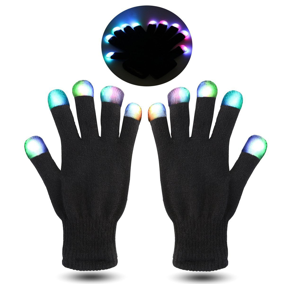 LED Rave Gloves