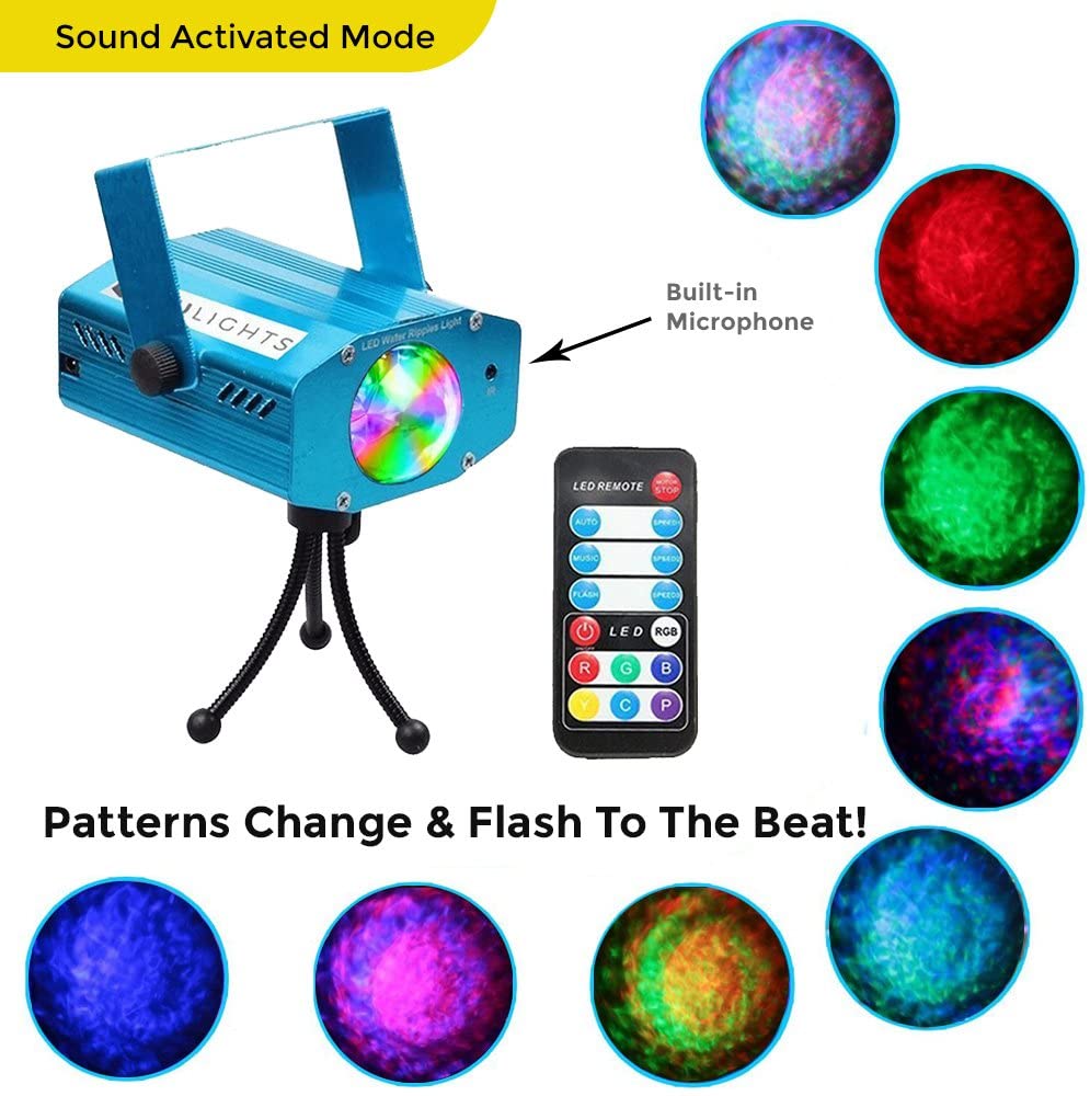 Patterns Flash | Sound Activated | Laser Party Light