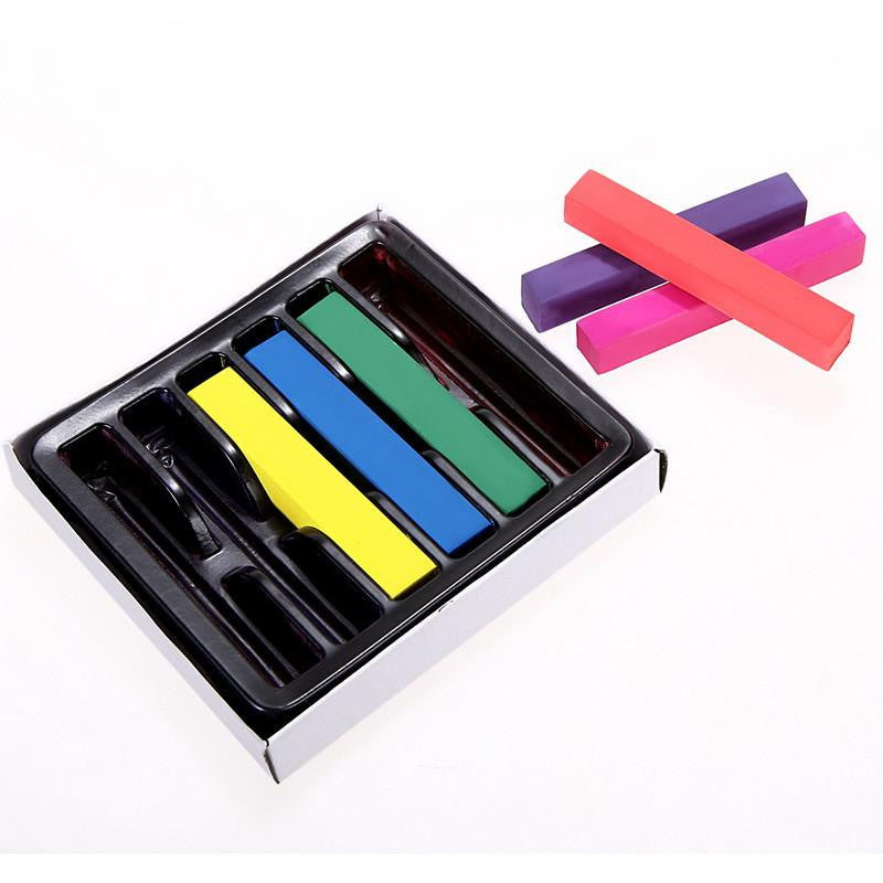 neon kids hair chalk-temporary bright color