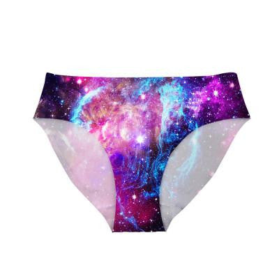 High Waisted Galaxy Booty Shorts, Girls Rave Outfits
