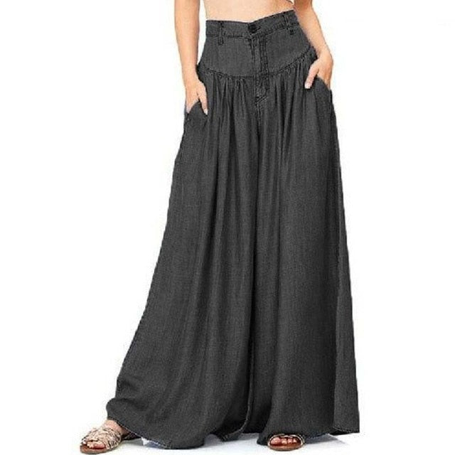 High Waisted Loose Pants - NuLights