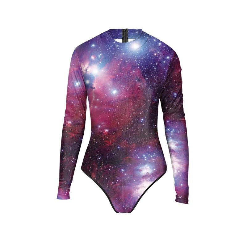 Long Sleeve Galaxy Bodysuit - NuLights