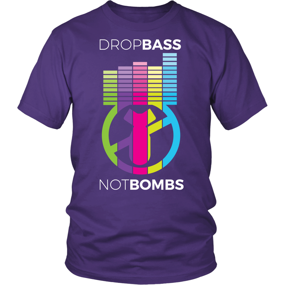 Drop Bass Tee - Rainbow - NuLights